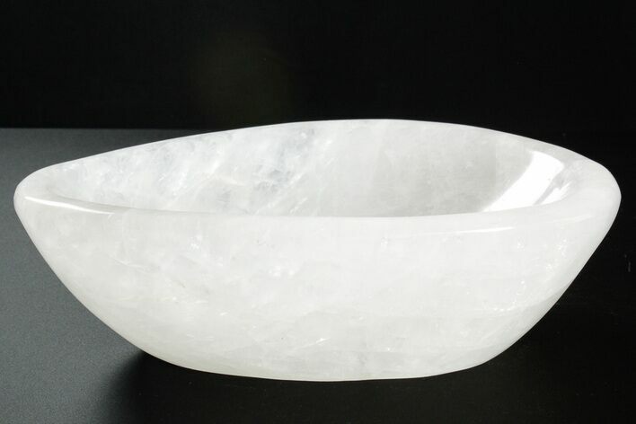 Polished Clear Quartz Bowl - Madagascar #355300
